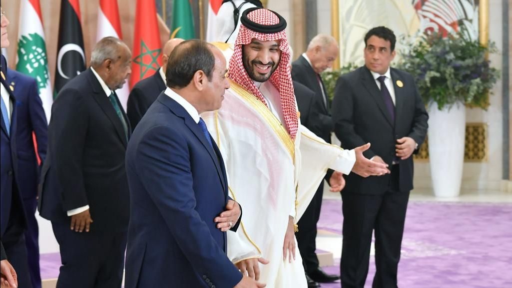 الزعيمان السيسي وبن سلمان 