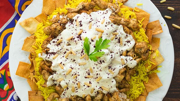شاورما فراخ وفتة شاورما