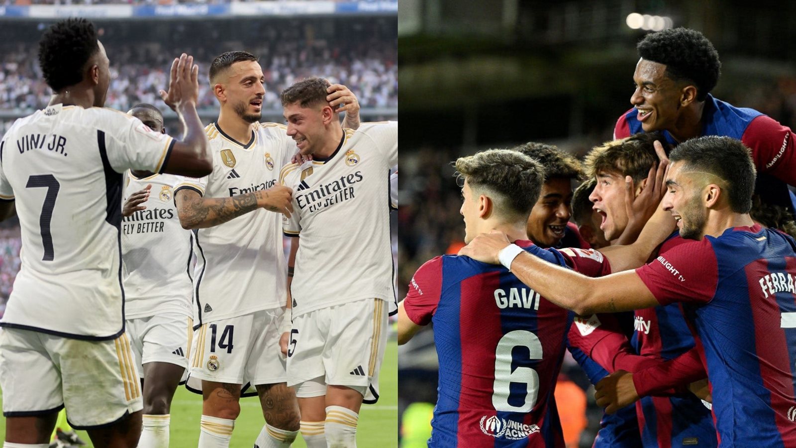 ريال مدريد وبرشلونة