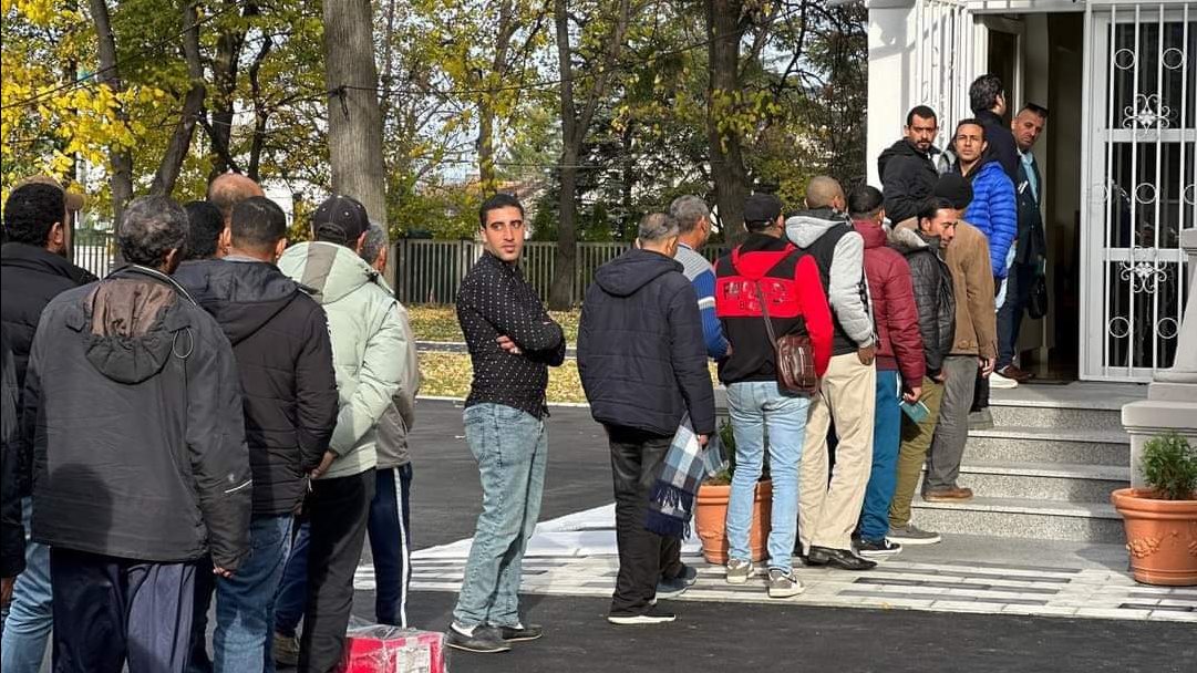 مشاركة المصريين بالخارج فى الإنتخابات الرئاسية