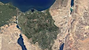 تصور لشبه جزيرة سيناء وهي خضراء بحلول 2050