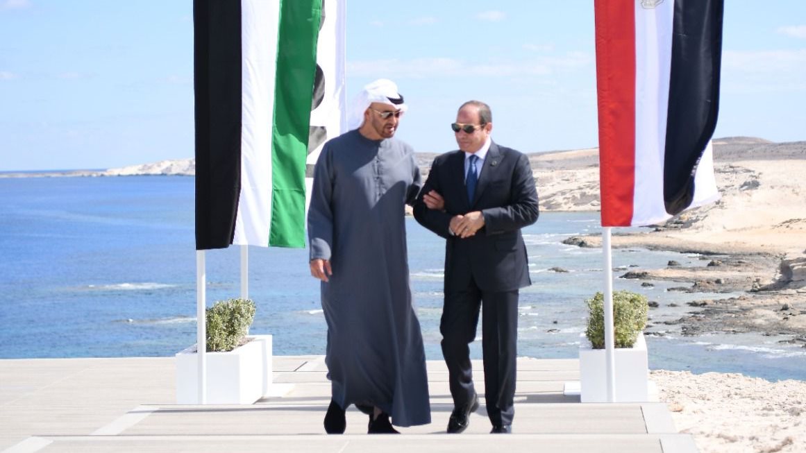 الرئيس السيسي وبن زايد