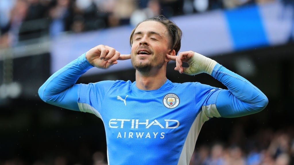 جاك جريليش لاعب فريق مانشستر سيتي