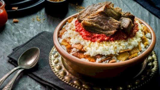 الفتة بالخل والثوم في عيد الأضحى