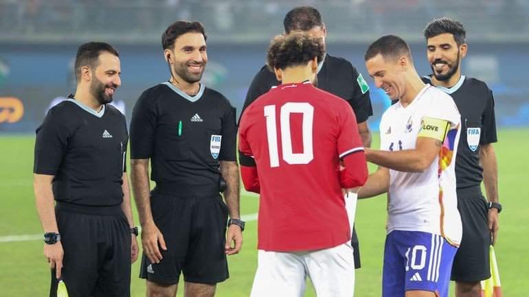 منتخب مصر وبلجيكا