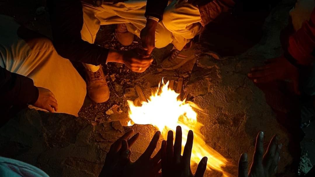 التدفئة بالحطب وسيلة سكان سانت كاترين