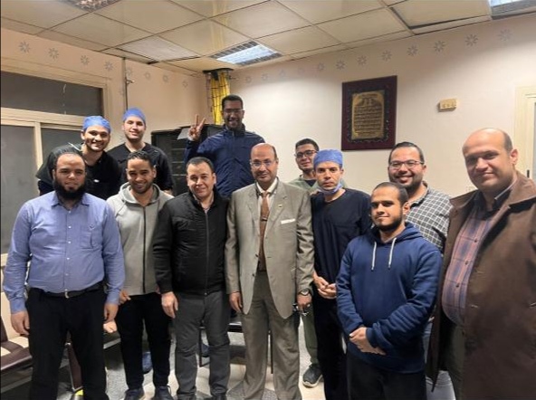 الفريق الطبي بجامعة الأزهر
