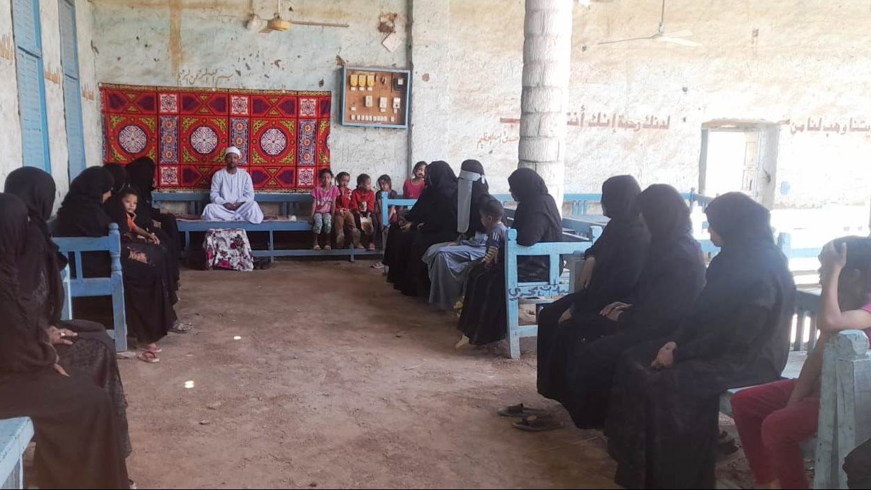 جلسات الدوار للمجلس القومى للمرأة بأسوان