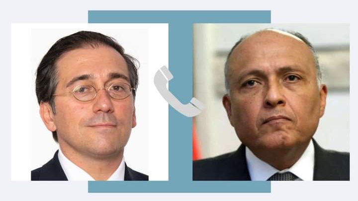 وزير الخارجية يتلقى اتصالاً هاتفياً من نظيره الإسباني 