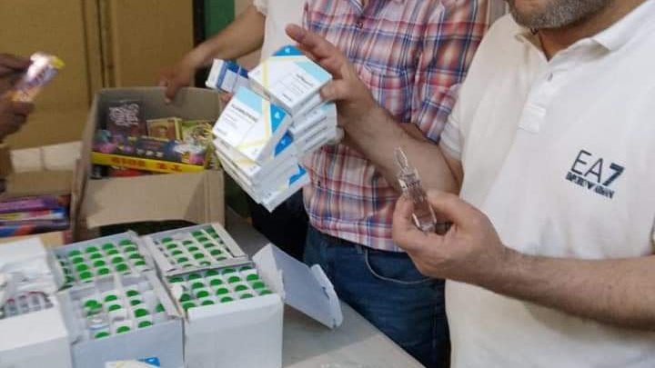 ضبط كميه من الالعاب النارية بالمنيا 