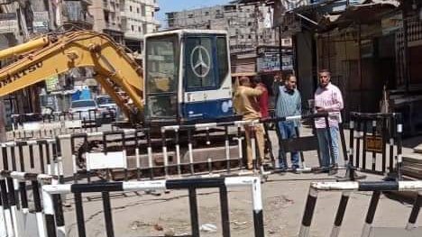 هبوط أرضي بشوارع الغربية 