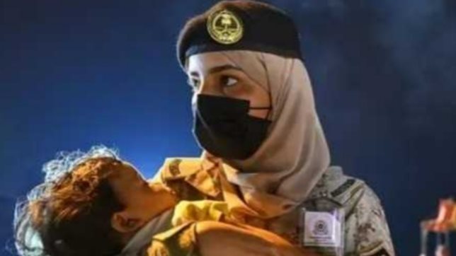 جانب من حمل للمجندة للطفل