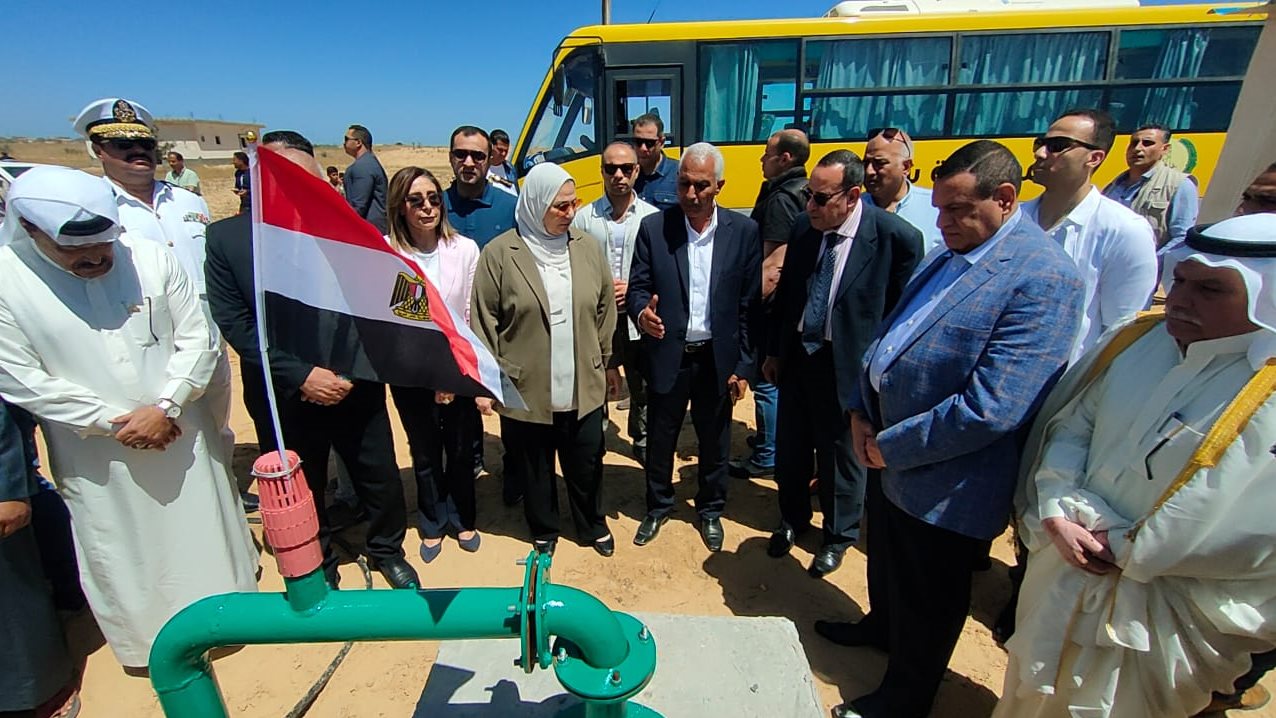 افتتاح عدد من المشروعات الخدمية بالشيخ زويد 