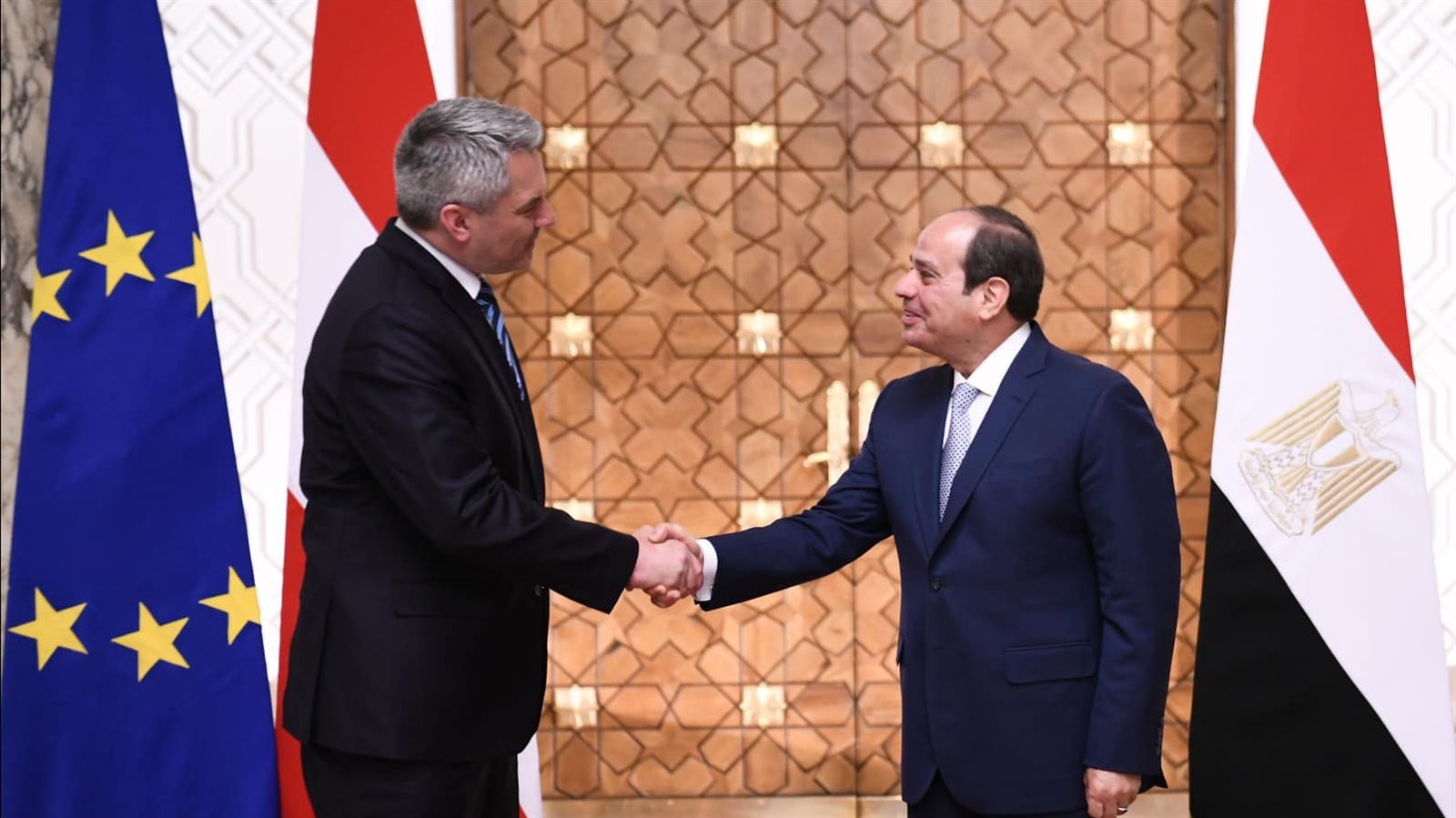 السيسي ومستشار النمسا 