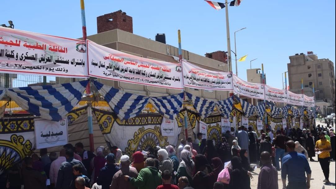 نشاط القوافل الطبية في شمال سيناء 