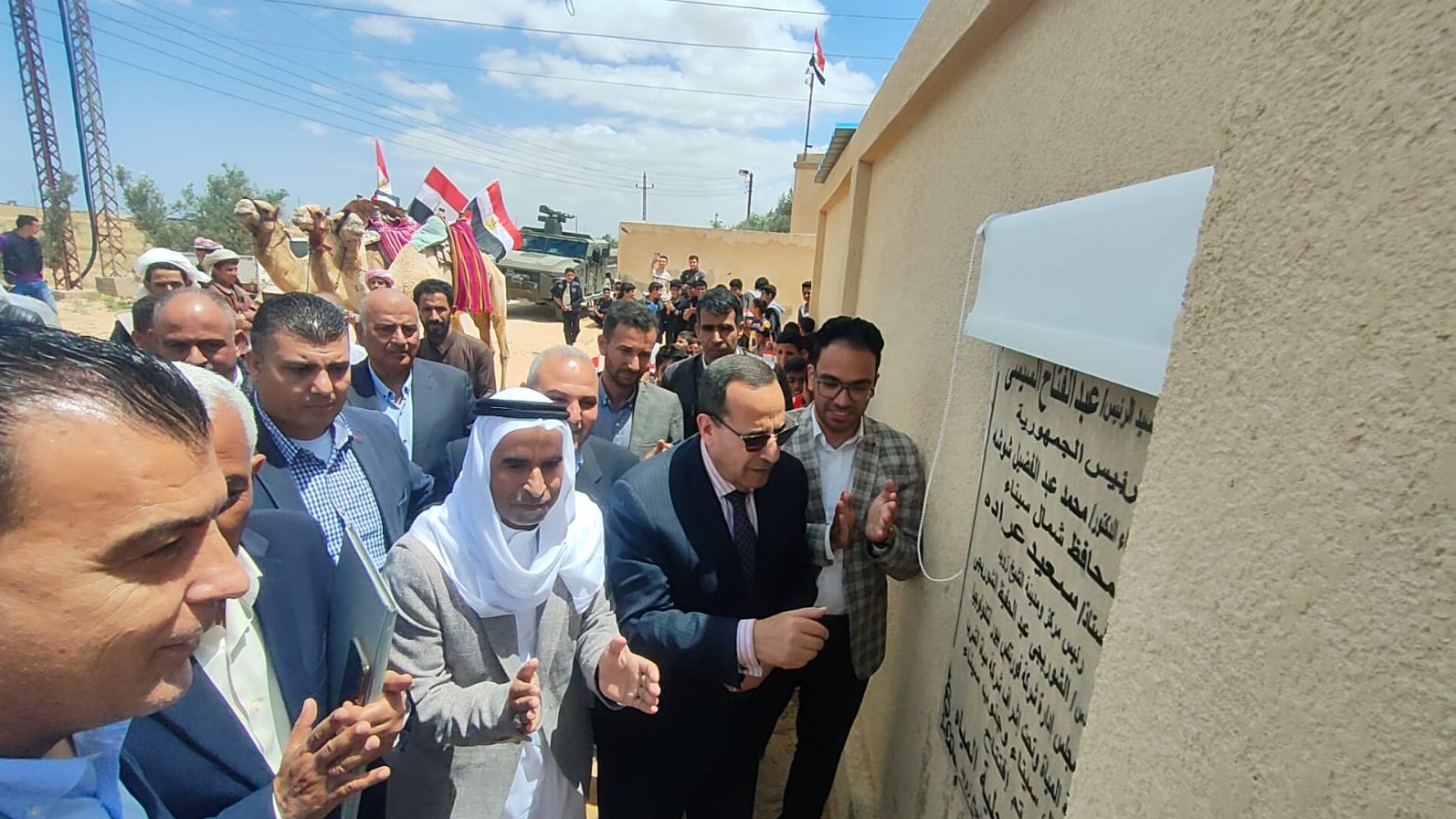 افتتاح محطة لتحليه المياه بالشيخ زويد