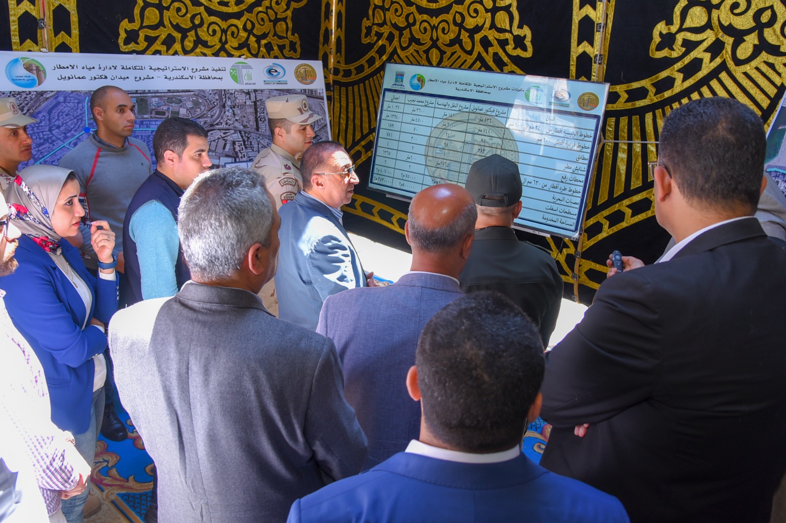 محافظ الاسكندرية يتفقد عددا من المشروعات