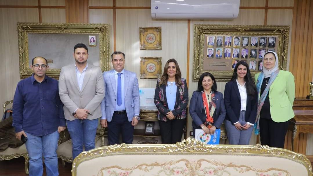 منال عوض محافظ دمياط