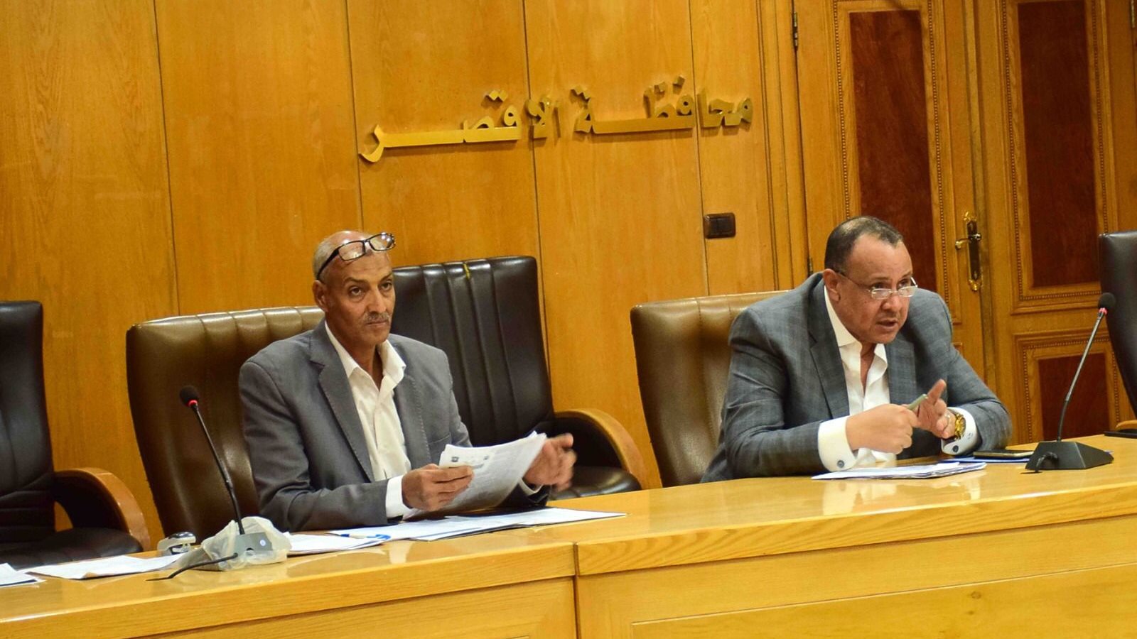 سكرتير عام الاقصر يعقد اليوم المفتوح 