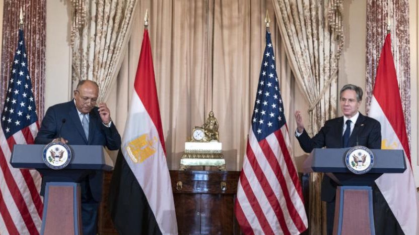 محادثات بين الخارجية المصرية والأمريكية حول السودان