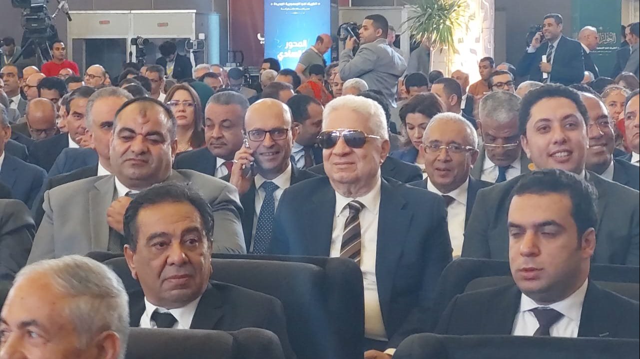 مرتضى منصور في الجلسة الافتتاحية للحوار الوطني