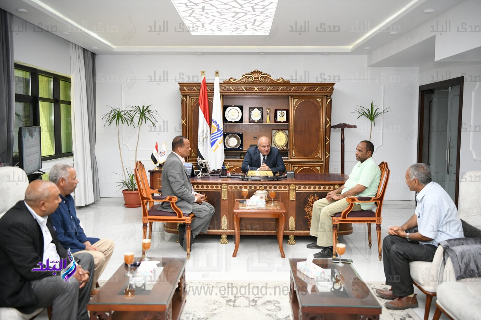 اجتماع متابعة توريد القمح 