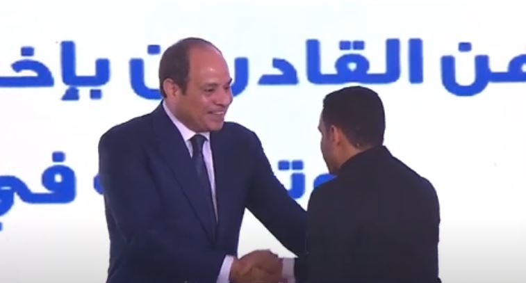 أحمد عبد الجواد أحد المكرمين من الرئيس السيسي