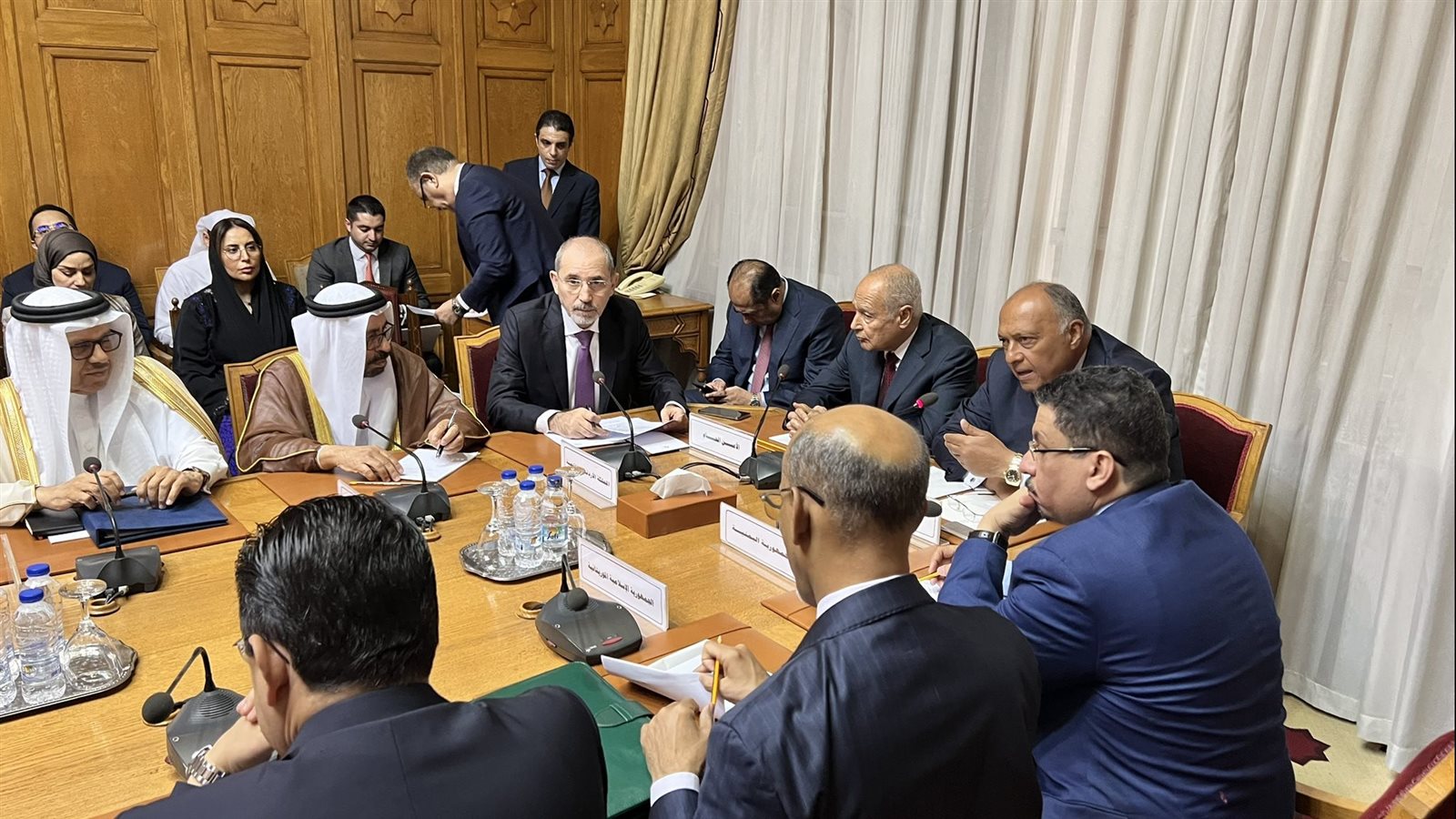 سامح شكري يرأس الاجتماع التشاوري لوزراء الخارجية العرب 