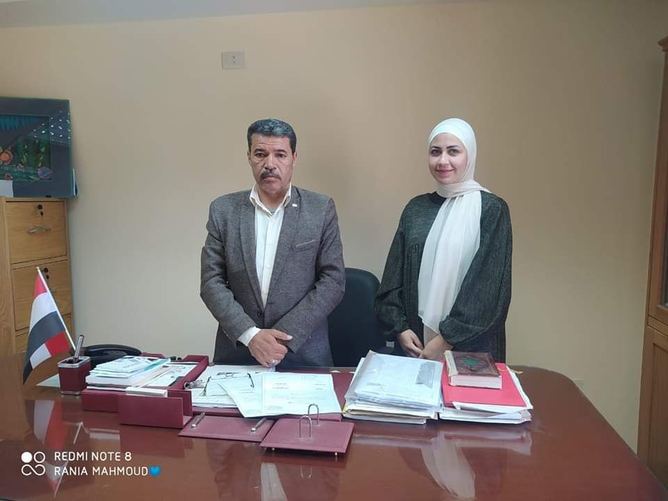لقاء مسؤلة التثقيف الصحي مع وكيل فرع ثقافة سيناء