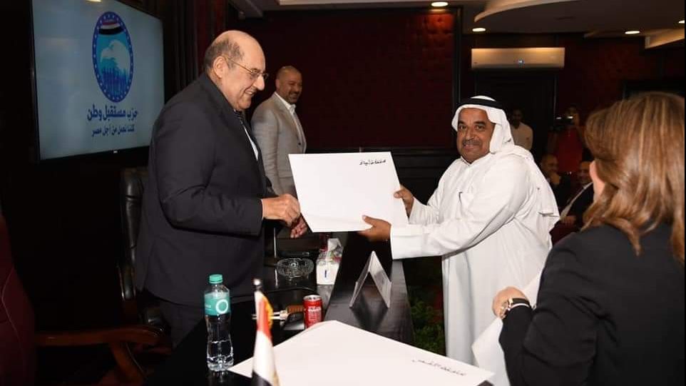 تكريم أمين حزب مستقبل وطن بشمال سيناء 