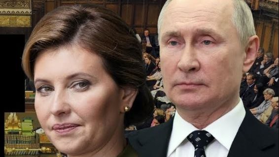 فلاديمير بوتين وأولينا زيلينسكا