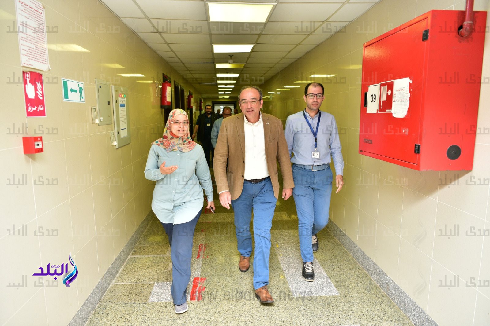 جولة تفقدية بمستشفى العبور