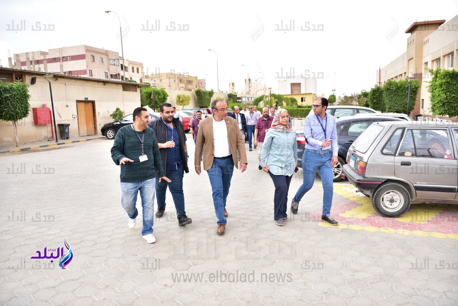 جولة تفقدية بمستشفى العبور