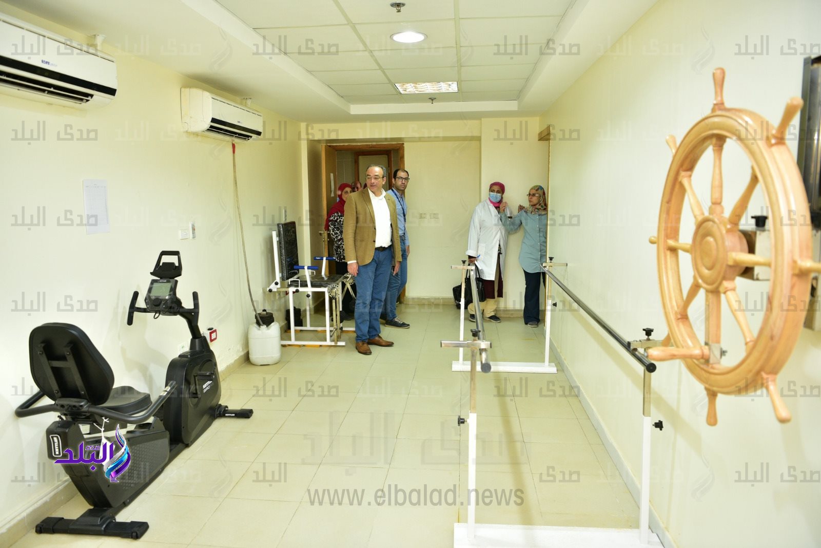 جولة تفقدية بمستشفى العبور