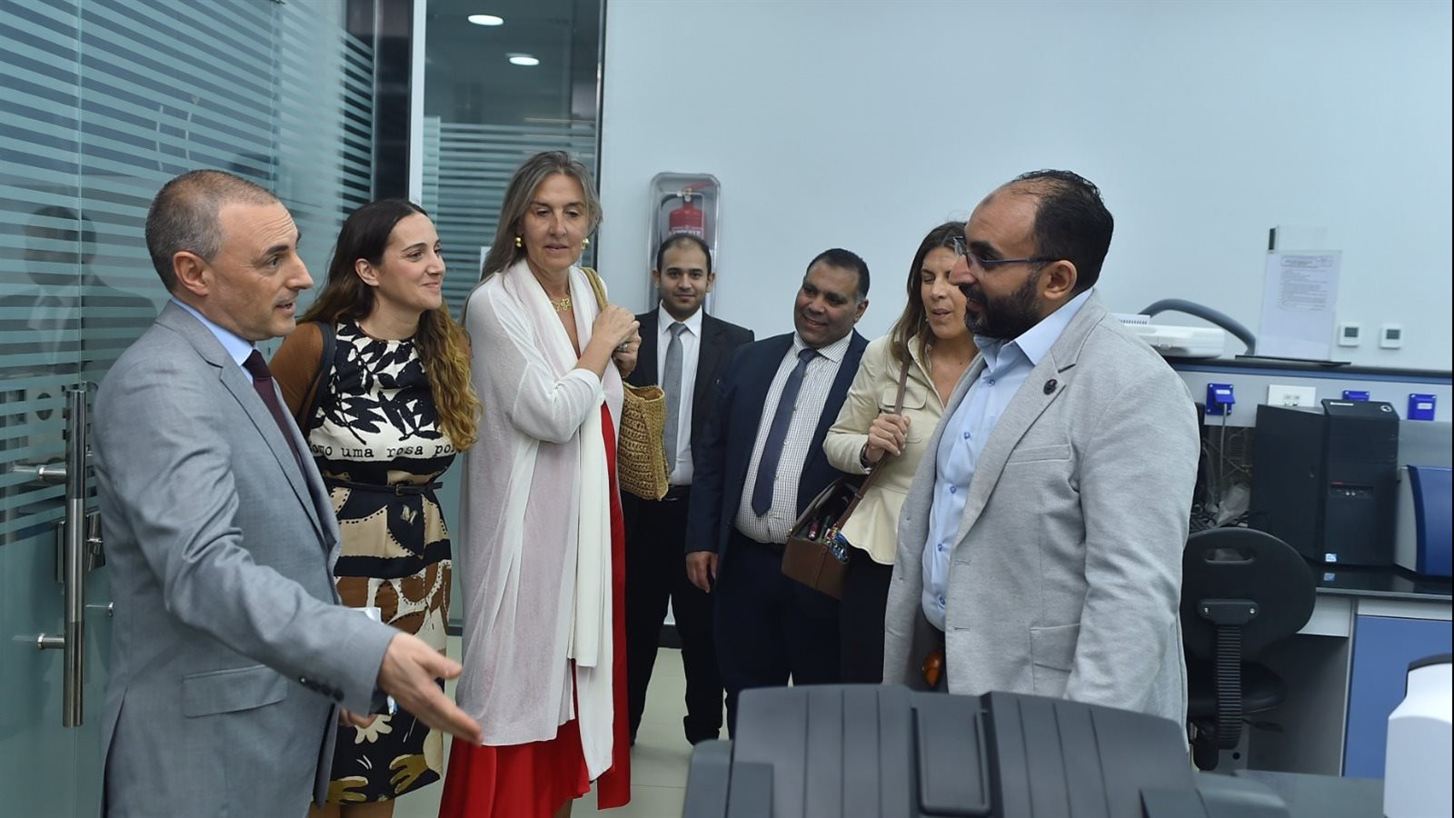 صورة من الزيارة