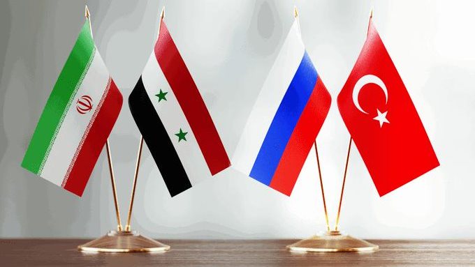سوريا وروسيا وتركيا وإيران