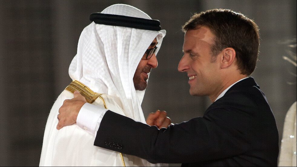 بن زايد وماكرون