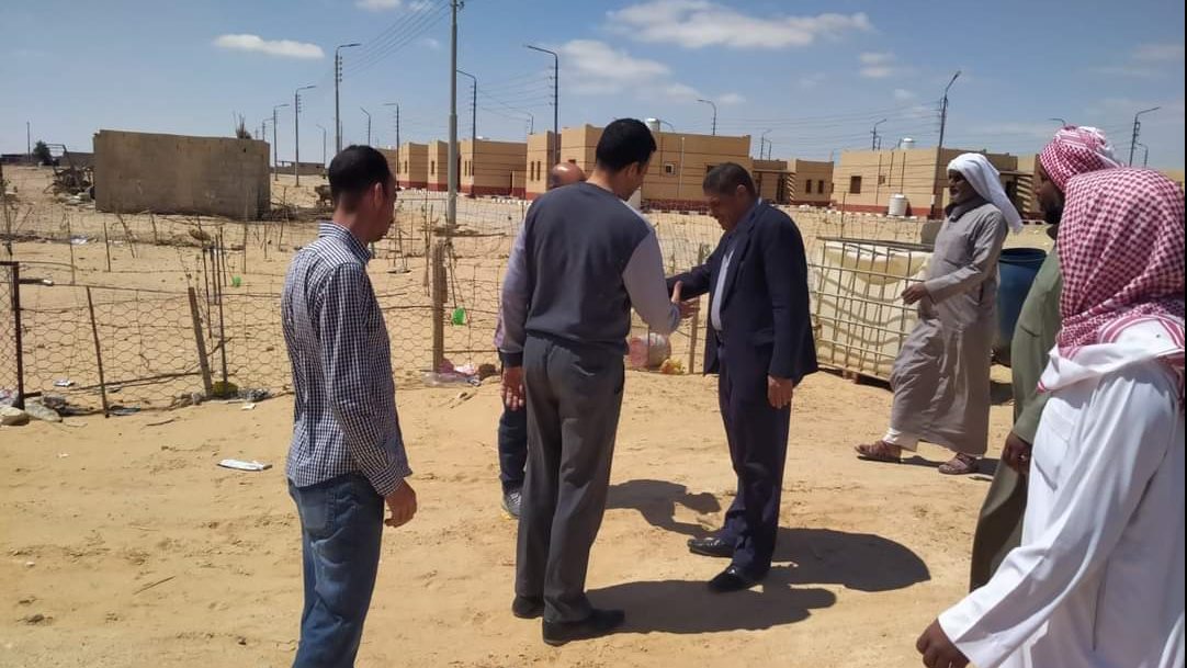 لقاء مع الأهالي بقرية النثيلة بنخل