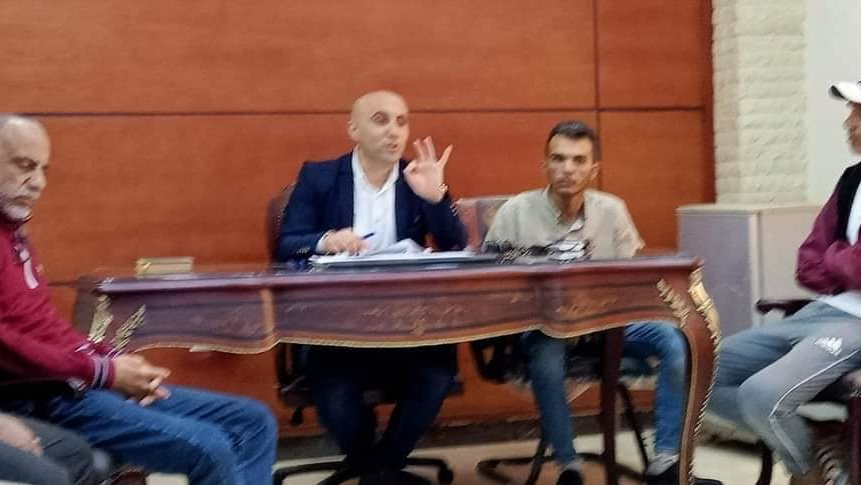 اجتماع مع شعبة الحدادة بالغرفه التجارية 