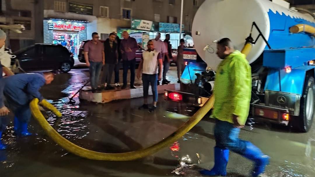 تراكمات مياه الأمطار