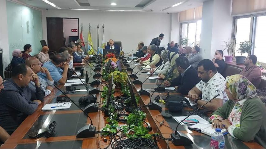 اجتماع بشركة صرف الإسكندرية