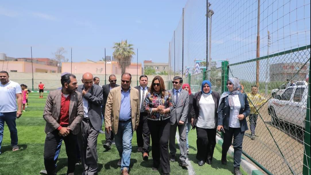 منال عوض محافظ دمياط