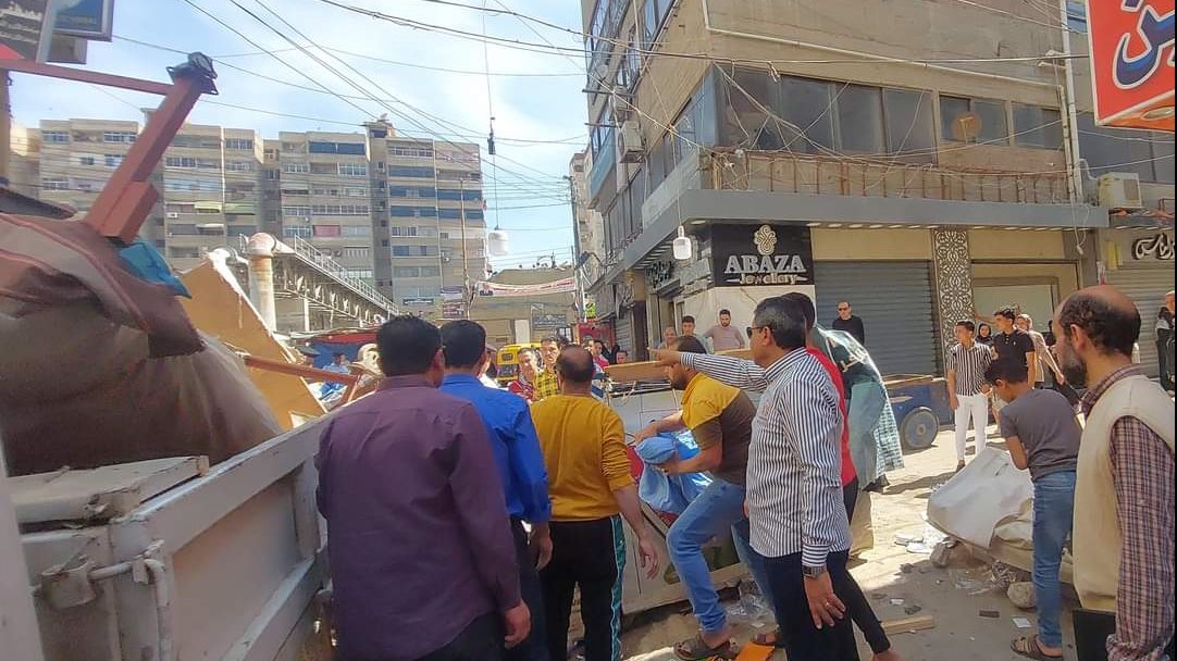 حملات رفع الإشغالات بالبحيرة 