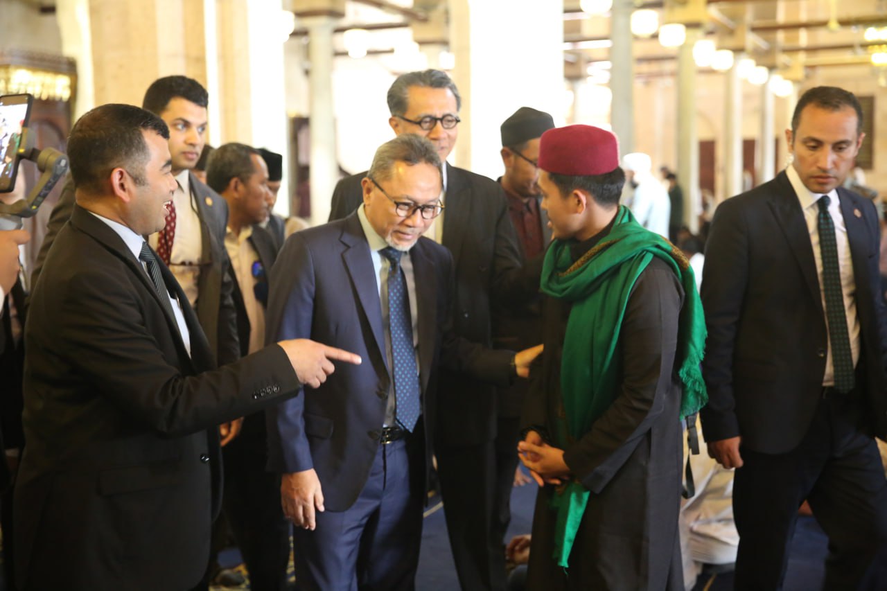 زيارة وزير التجارة الأندونيسي للجامع الأزهر