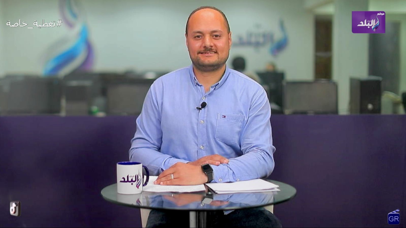 مذيع موقع صدى البلد أحمد زهران