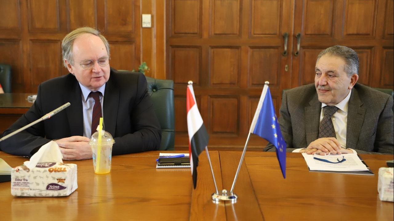 وفد الاتحاد الأوروبي بالغرفة التجارية المصرية بالإسكندرية
