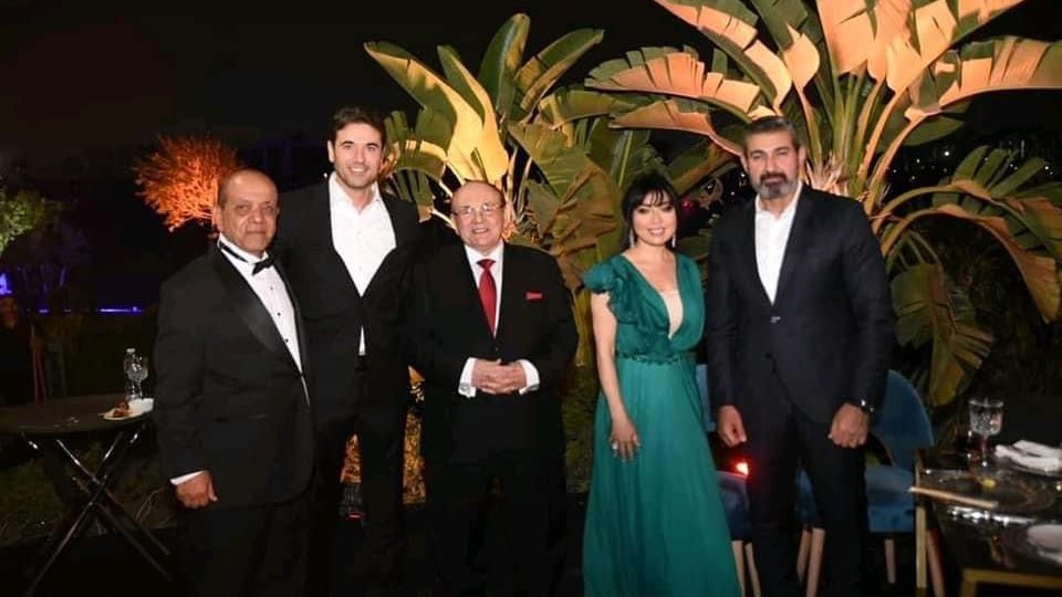 النجوم في حفل زفاف نجل مجدي أبو عميرة