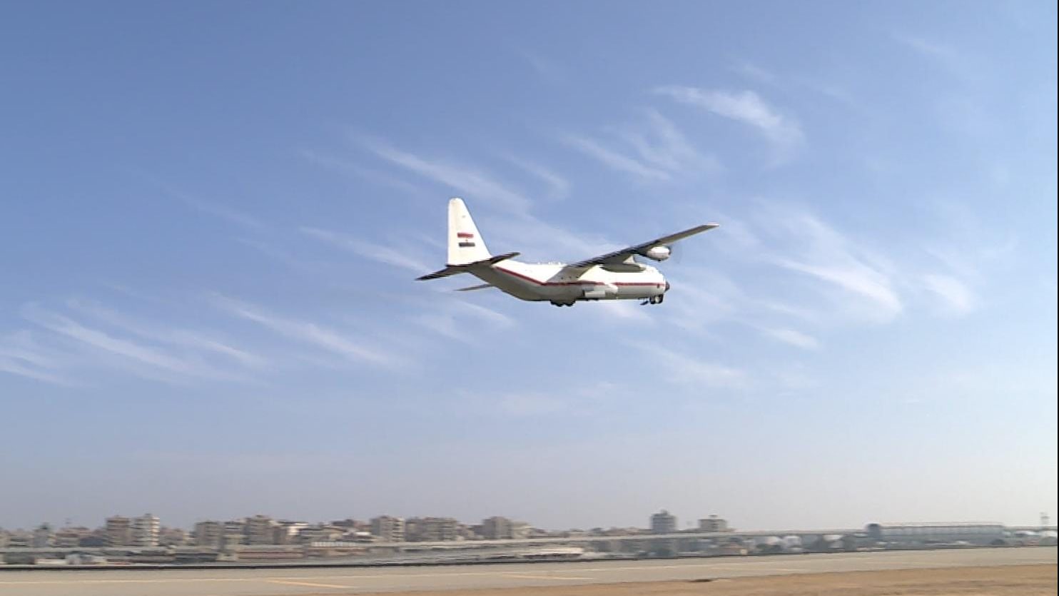 صورة للمساعدات المصرية للسودان