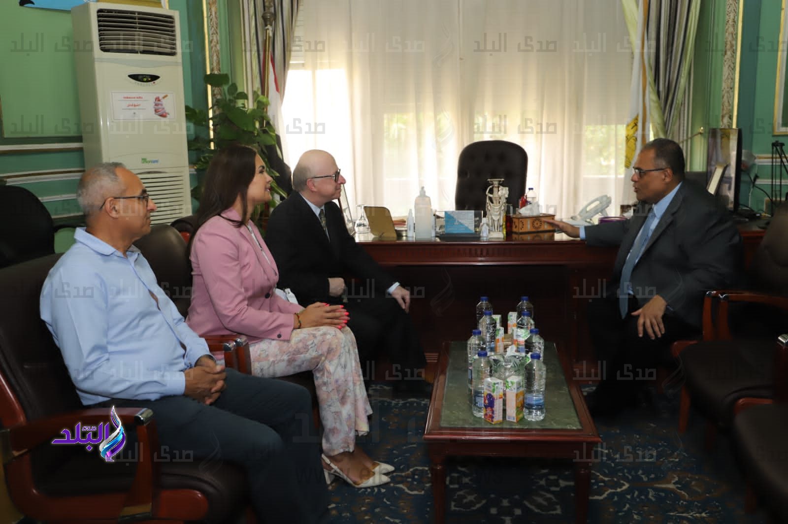 نائب رئيس جامعة عين شمس يستقبل سفير البرتغال والملحق الثقافي7