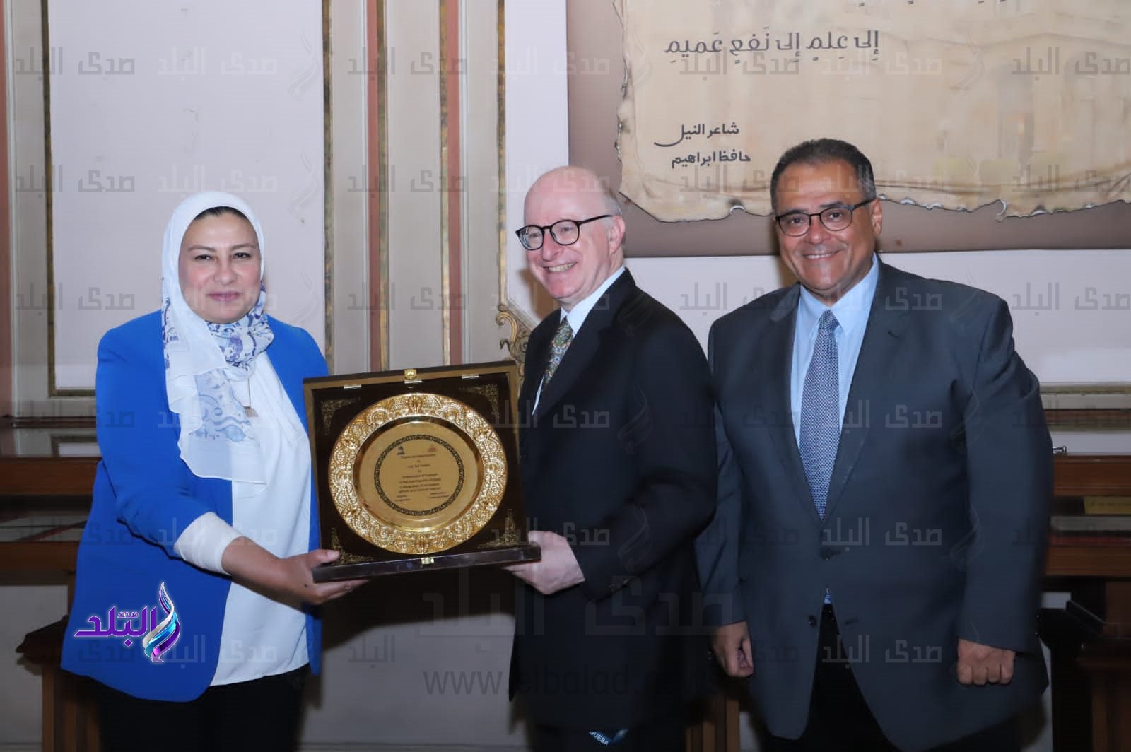 نائب رئيس جامعة عين شمس يستقبل سفير البرتغال والملحق الثقافي3